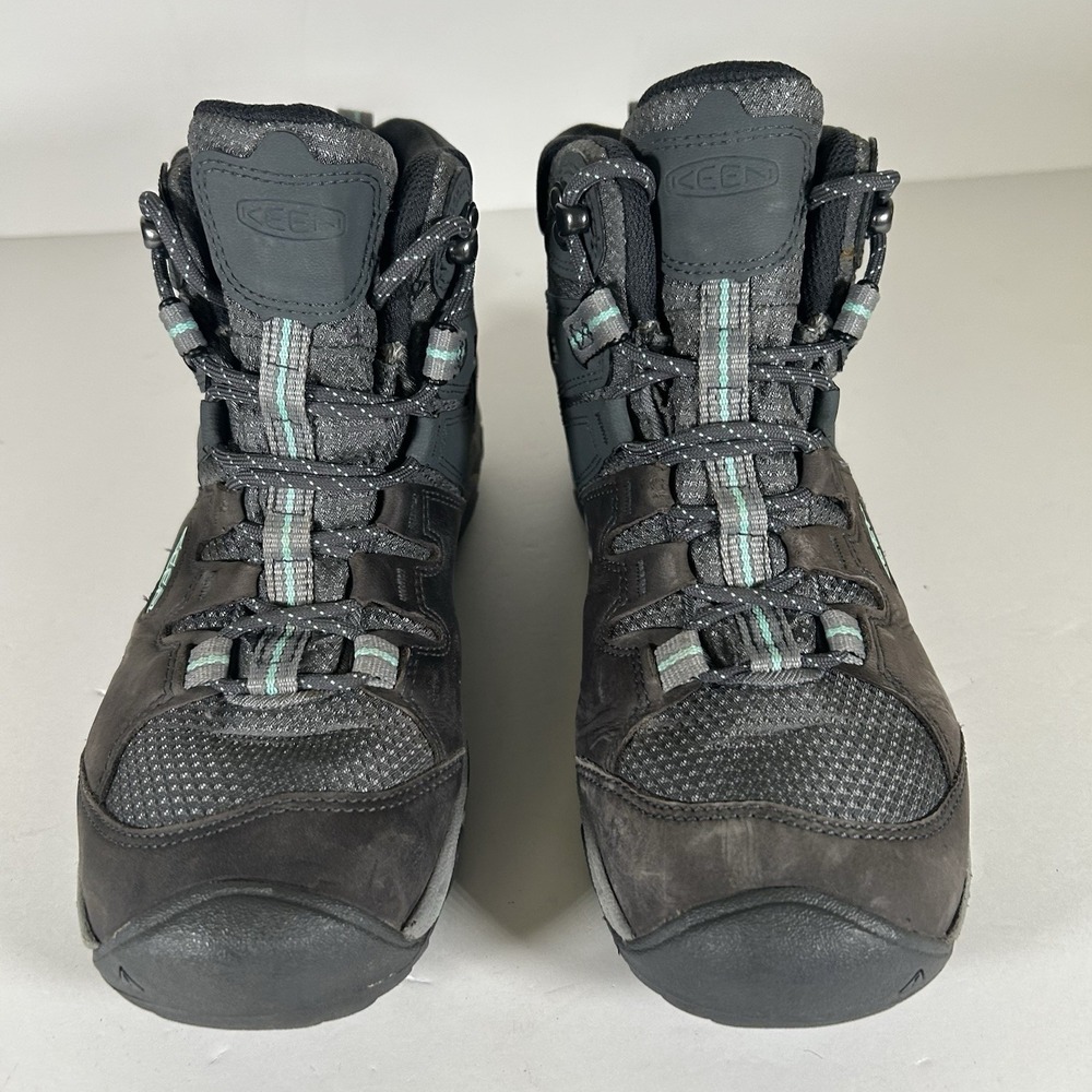KEEN Womens Steens Mid Gray Hiking Boots Outdoors Size 9 (4504609) - Picture 3 of 16